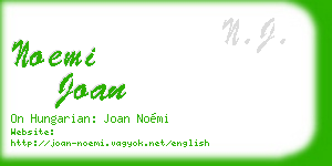 noemi joan business card